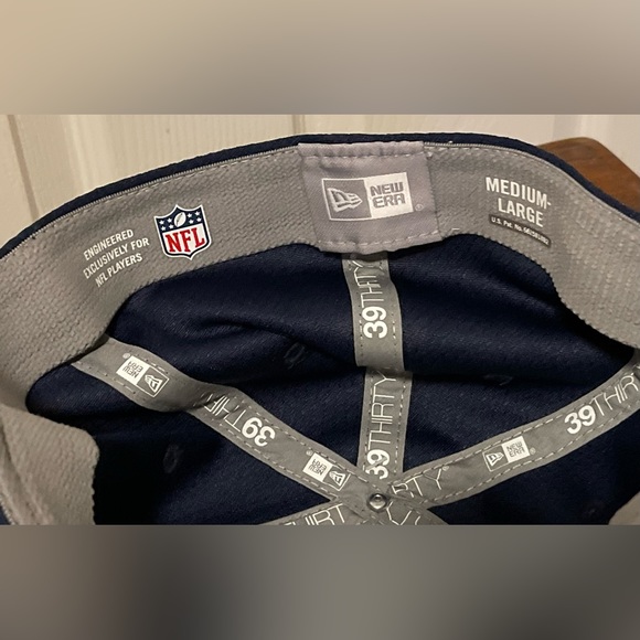 Seattle Seahawks Hat Cap New Era 59Fifty Blue Green Honeycomb SZ M/L NEW - Picture 10 of 13